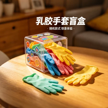 Latex gloves, blind boxes, household gloves, cleaning gloves, multi-purpose and practical Latex gloves, blind boxes, household gloves, cleaning gloves, multi-purpose and practical